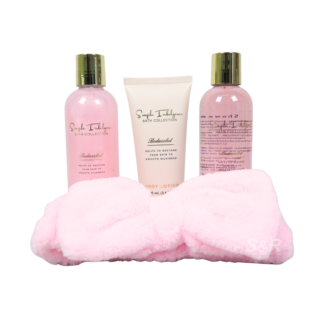 Simple Indulgence 4-piece Paper Box Bath Gift Set